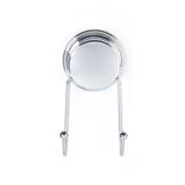 Chrome Silver Double Robe Hook with Waterproof Tape