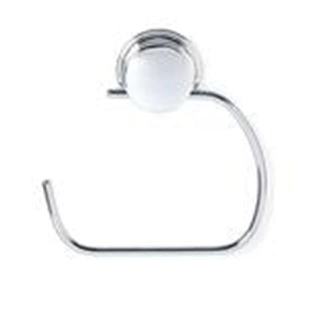 Chrome Wall Mount Toilet Paper Holder with Stick'n Lock