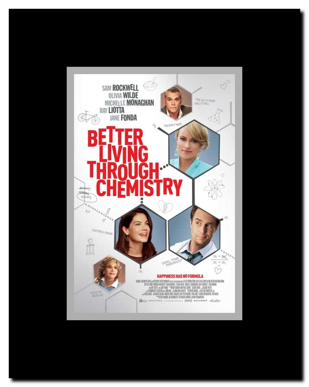 Better Living Through Chemistry Framed Movie Poster