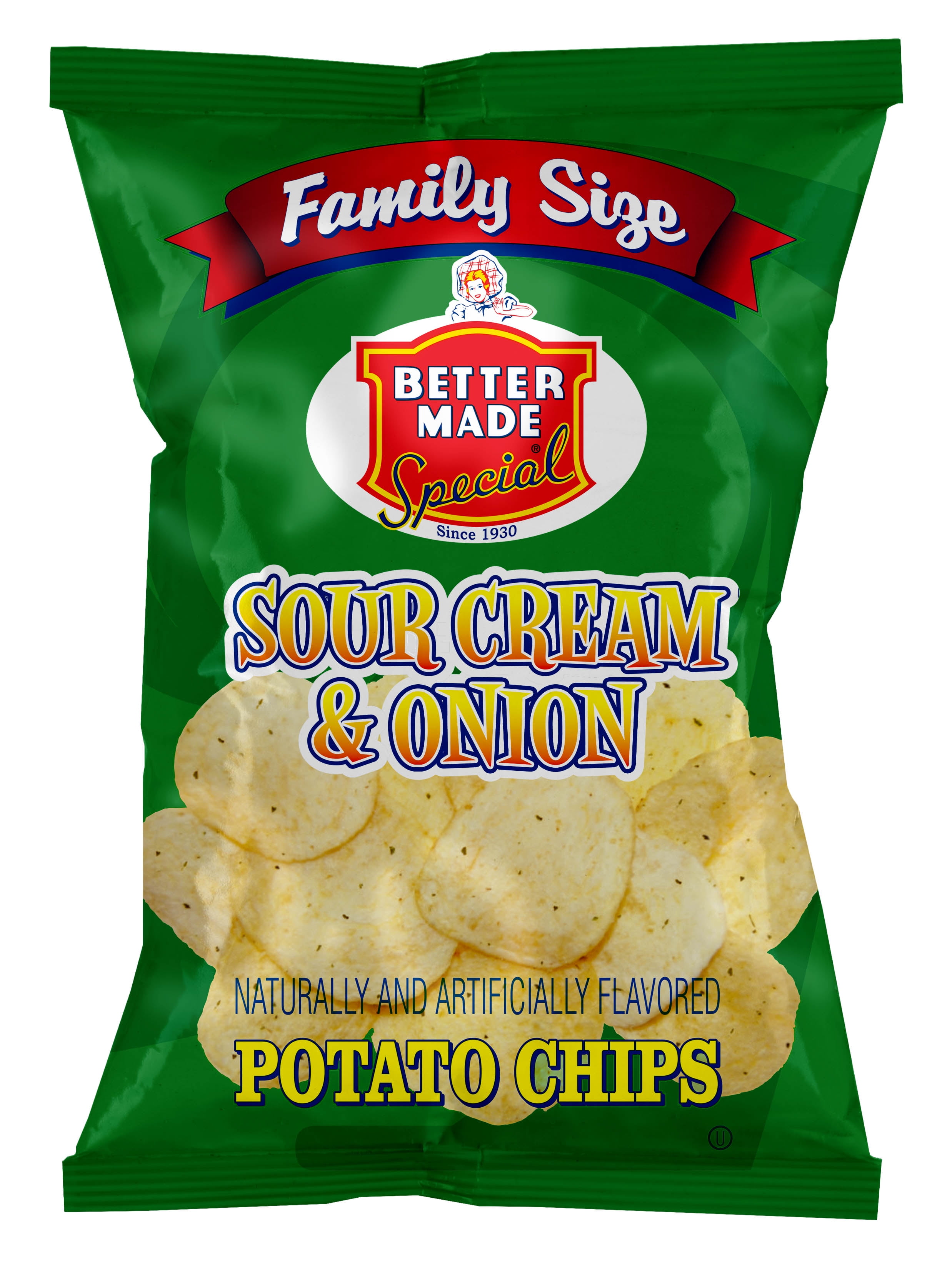 Better Made Family Size Sour Cream & On Chips