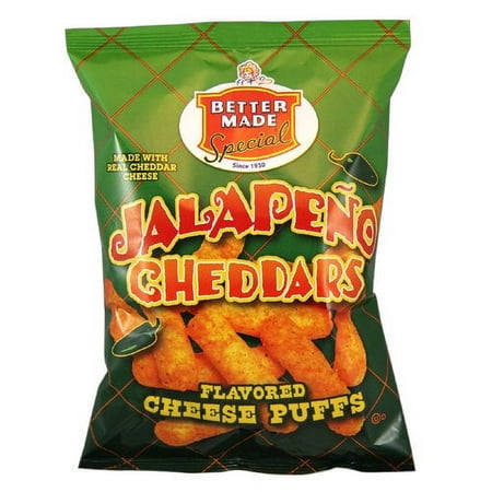 Better Made Jalape Flavored Cheddar Puffs, 8.5 Oz.