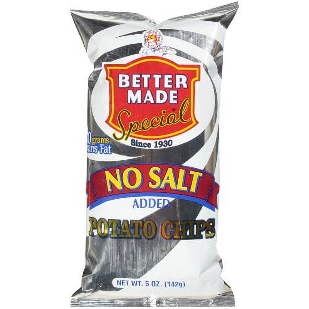 Better Made Special No Salt Added Potato Chips, 5 Oz.