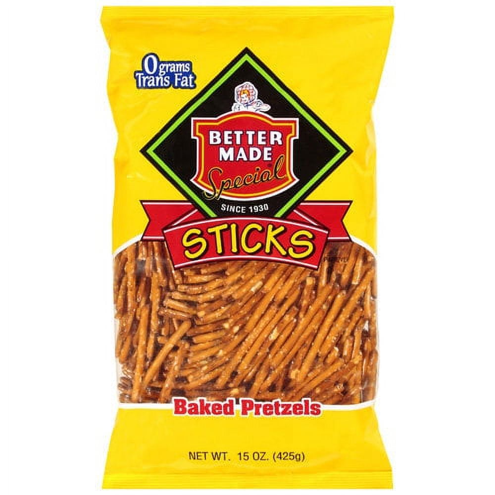 Better Made Special Sticks Baked Pretzels, 15 Oz.