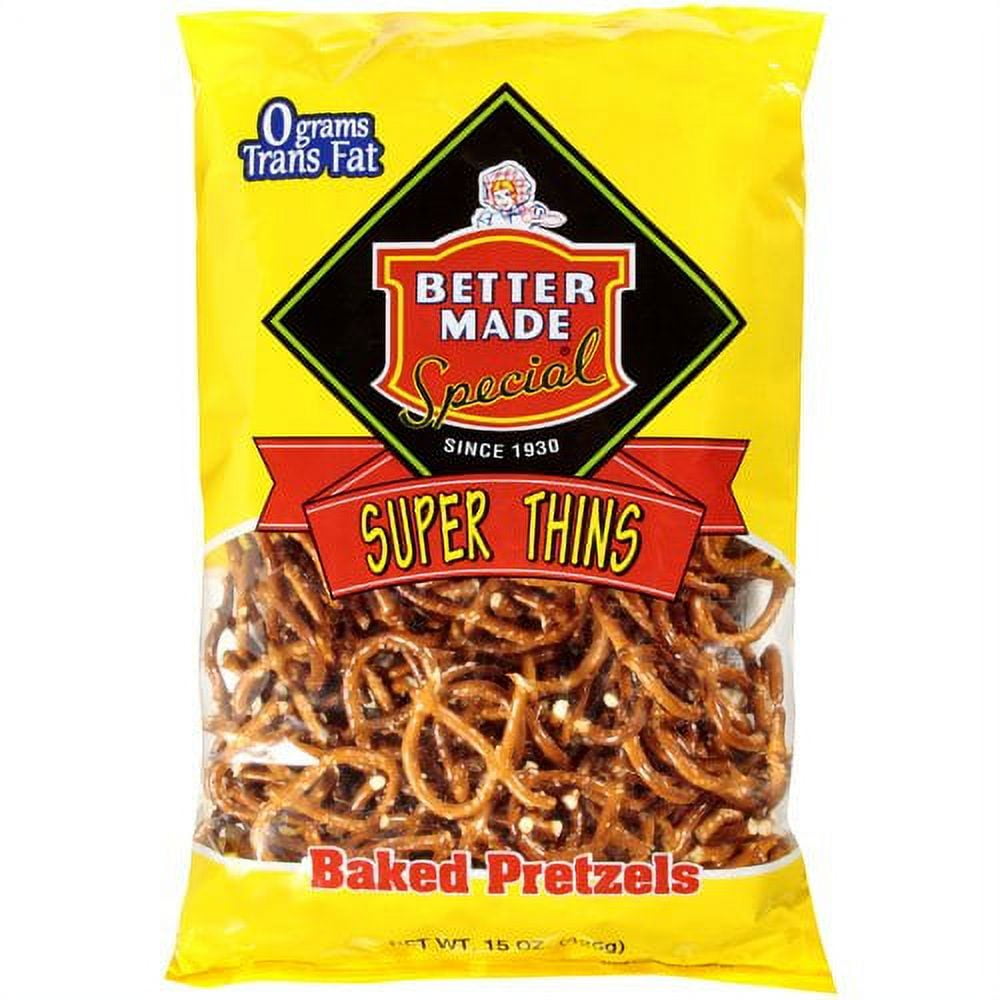 Better Made Special Super Thins Baked Pretzels, 15 Oz.