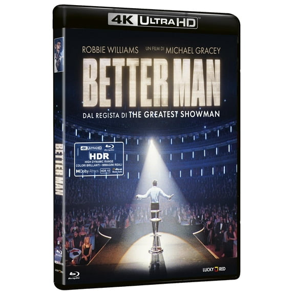 Better Man (4K UHD (4K Ultra HD) Robbie Williams Jonno Davies Steve Pemberton Michael Gracey