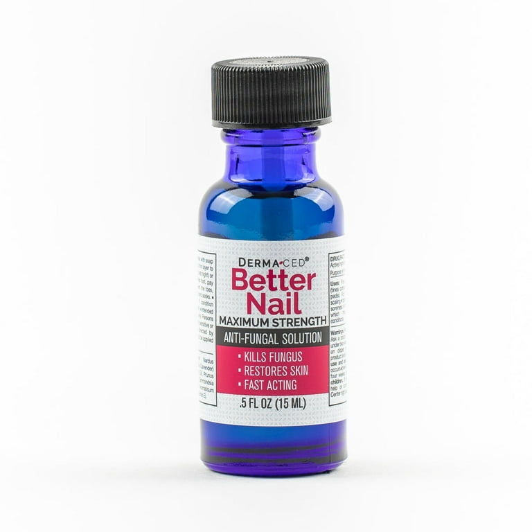 Better Nail Maximum Strength 25 Solution for Anti Fungal Support Restoring Solution for Toenail Fingernail Fungus