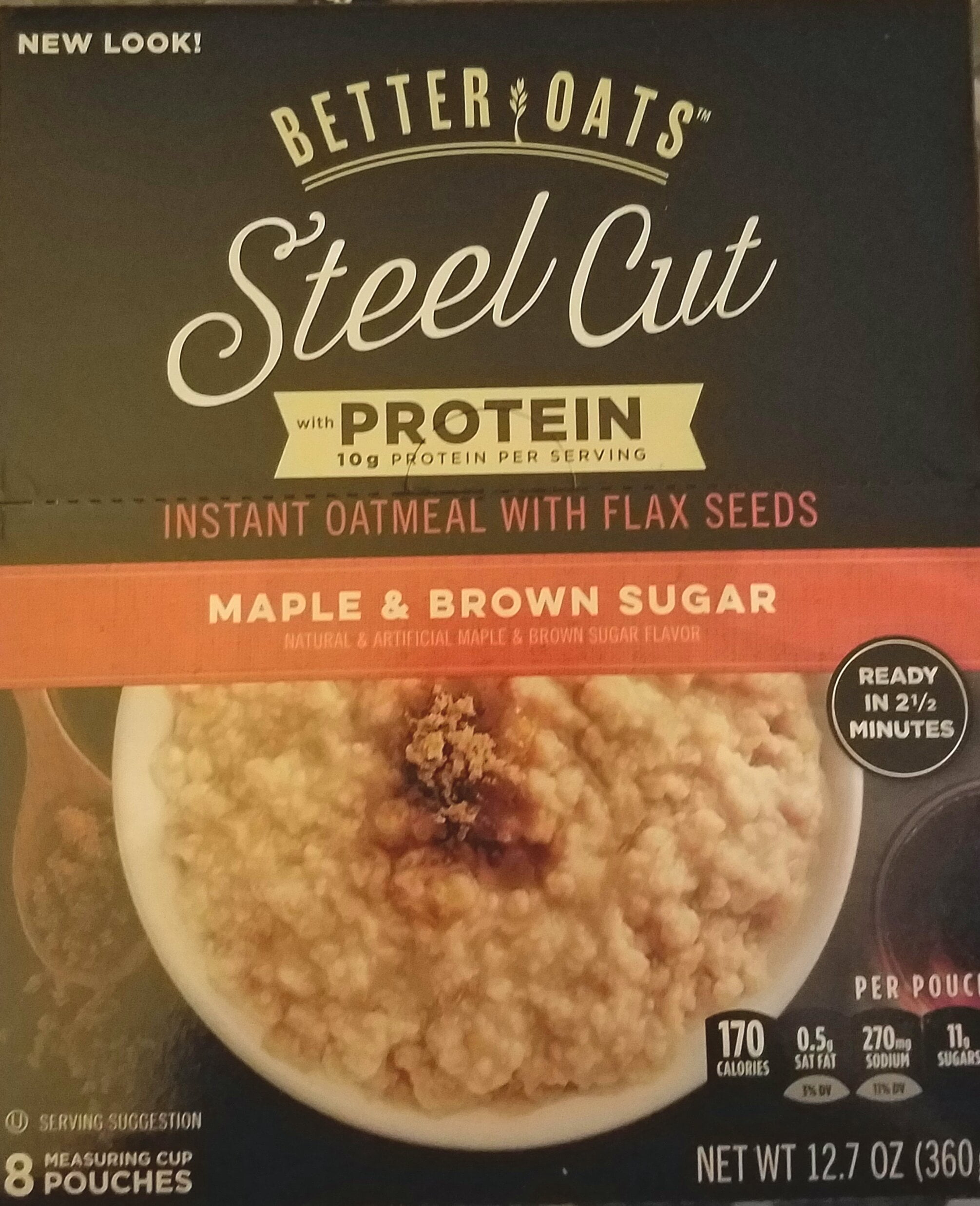 Better Oats Oat Revolution Steel Cut With Protein Maple & Brown Sugar