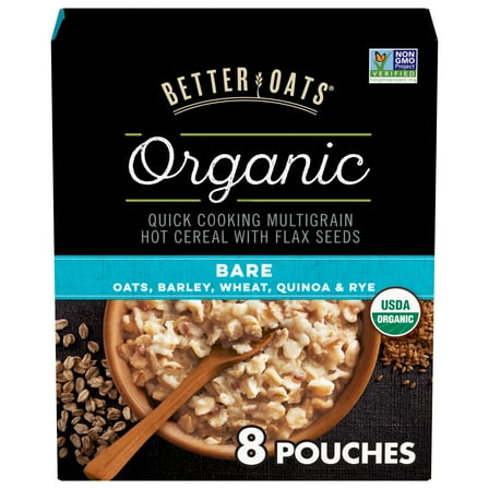 Better Oats Instant Multigrain Hot Cereal with Flax, 11.8 oz (Pack of 1)