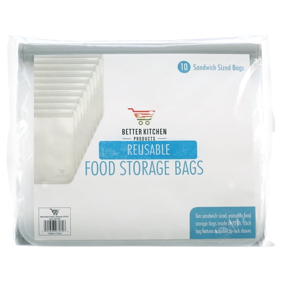 Better Office Lay-Flat Sandwich Bags Clear (97260-10PK)