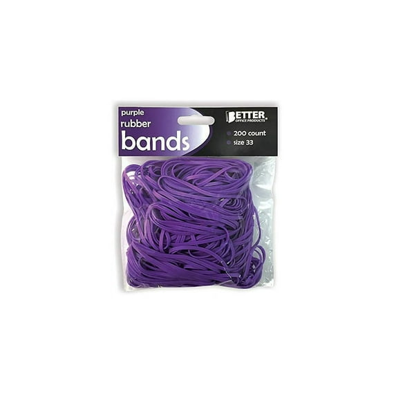 Better Office Multi-Purpose Rubber Band #33 Size 200/Pack (33904)