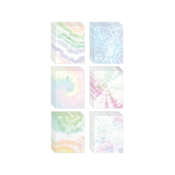 Better Office Paper Assorted Tie-Dye Watercolor Designs 100/Pack (64507)