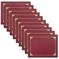 thumbnail image 1 of Better Office Products Certificate Holders with Gold Foil Border, 50 Pack, Crimson Red, 1 of 6