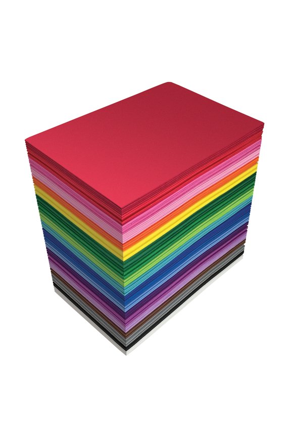 - Foam Sheets, 5.5 x 8.5 Inch, Assorted Colors (20 Colors), 2mm Thick, EVA Foam for Arts and Crafts, 100 Sheets