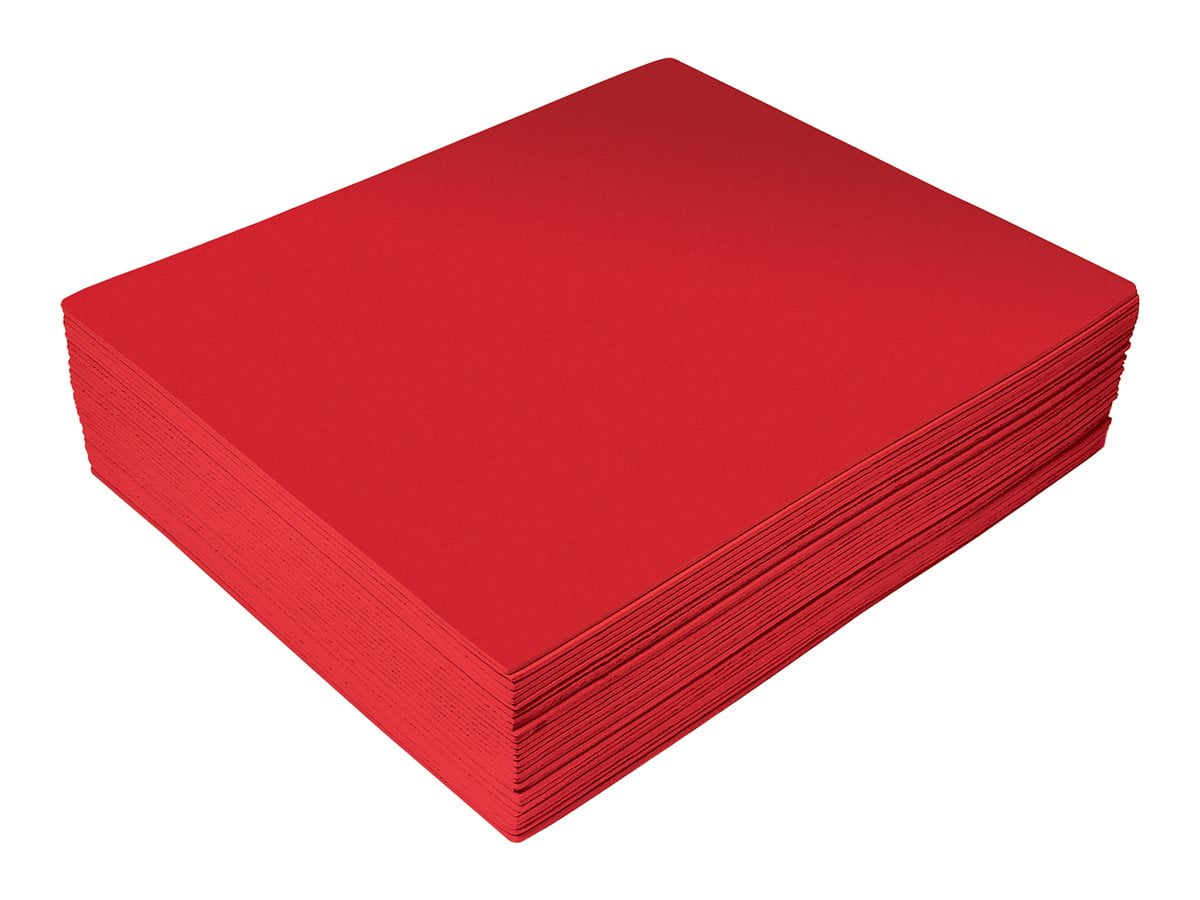 Better Office Products - Foam sheet - 30.5 x 22.9 cm - 30 sheets - red - foam