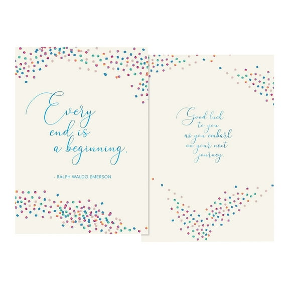 Better Office Products - Greeting card - 12.7 x 17.8 cm - farewell goodbye