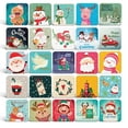 thumbnail image 1 of Better Office Products Mini Christmas Greeting Cards & Envelopes, 3 x 3 inch, 25 Unique Designs with Red & Green Envelopes, Small Christmas Cards for Gifts (50 Pack), 1 of 5