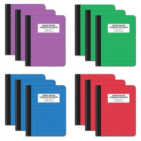 Mini Graph Notebook Color:blue Composition Notebook Graph Paper for Office Use