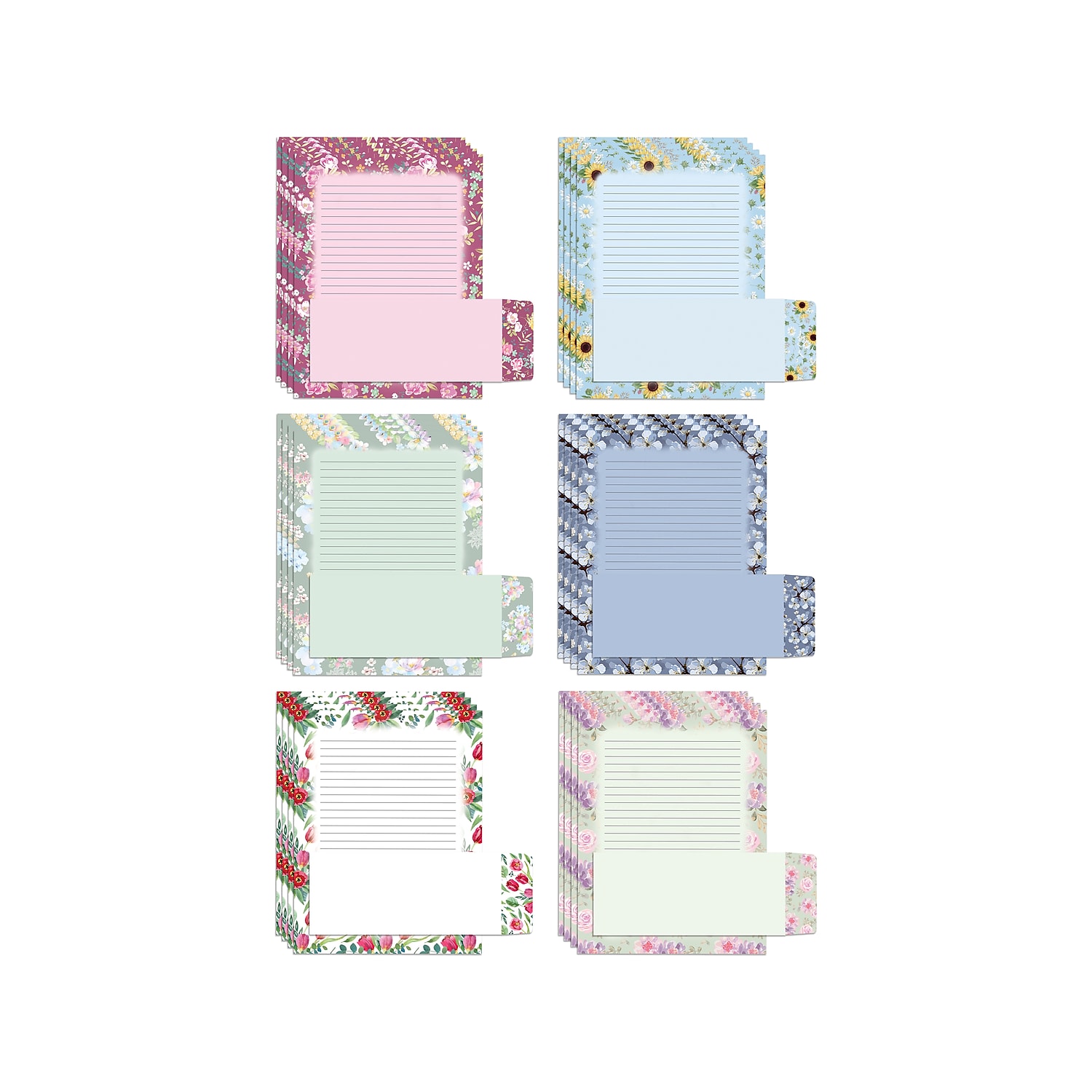 Better Office Stationery KitsAssorted Floral Designs50/Set (63908