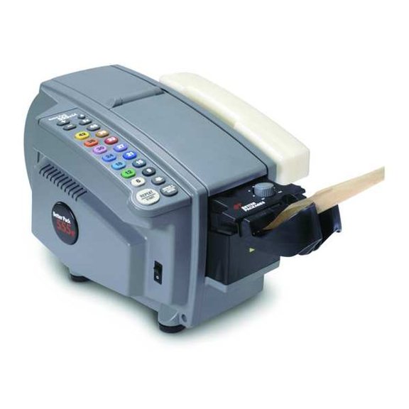 Tape Dispenser, 3 in Max. Tape Width. 10 in Tape Core Dia, Gray