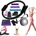 thumbnail image 1 of Better Me Pilates Essentials Kit for Women, Better Me Pilates Kit, Pilates Essential Kit Better Me, Home Pilates Kit Better Me with Yoga Ball 25cm Figure 8 Resistance Yoga Bands, 1 of 8