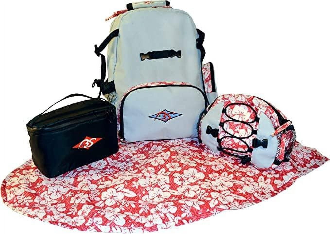 Better Surf Backpack / Diaper Bag (Red)