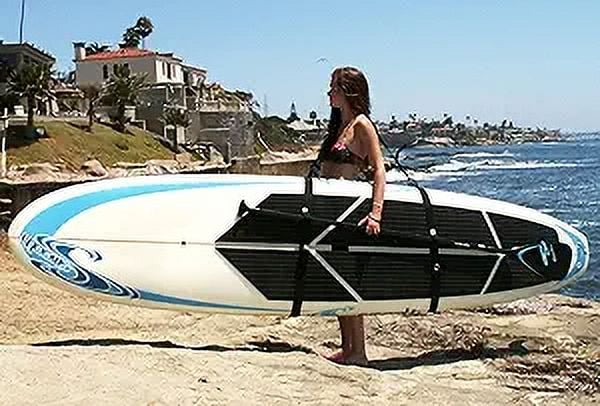 Better Surf than Sorry SUP Shoulder Sling Board Carrier with Free Fanny Belt Pack Storage