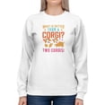 thumbnail image 1 of Better Than A Corgi? Two Corgis! Sweatshirt Women -Image by Shutterstock, Female Small, 1 of 4