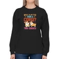 thumbnail image 1 of Better Than A Corgi? Two Corgis! Sweatshirt Women -Image by Shutterstock, Female Small, 1 of 4