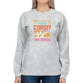 thumbnail image 1 of Better Than A Corgi? Two Corgis! Sweatshirt Women -Image by Shutterstock, Female x-Large, 1 of 4
