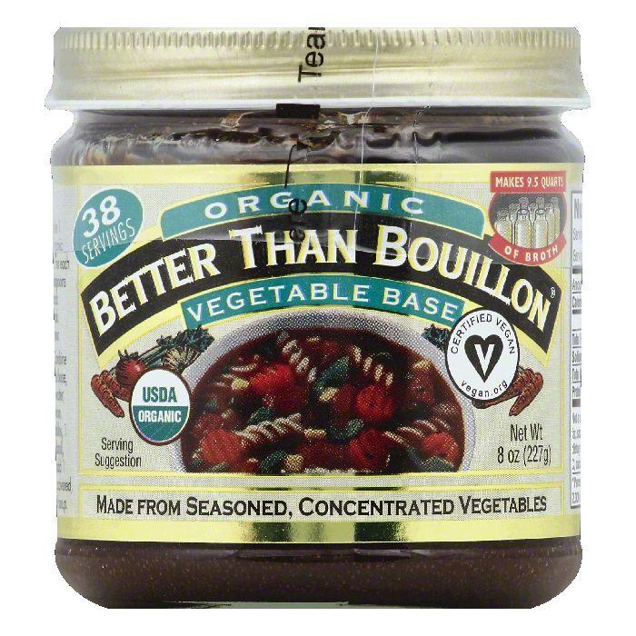 Better Than Bouillon Organic Vegetable Base, 8 OZ (Pack of 6)
