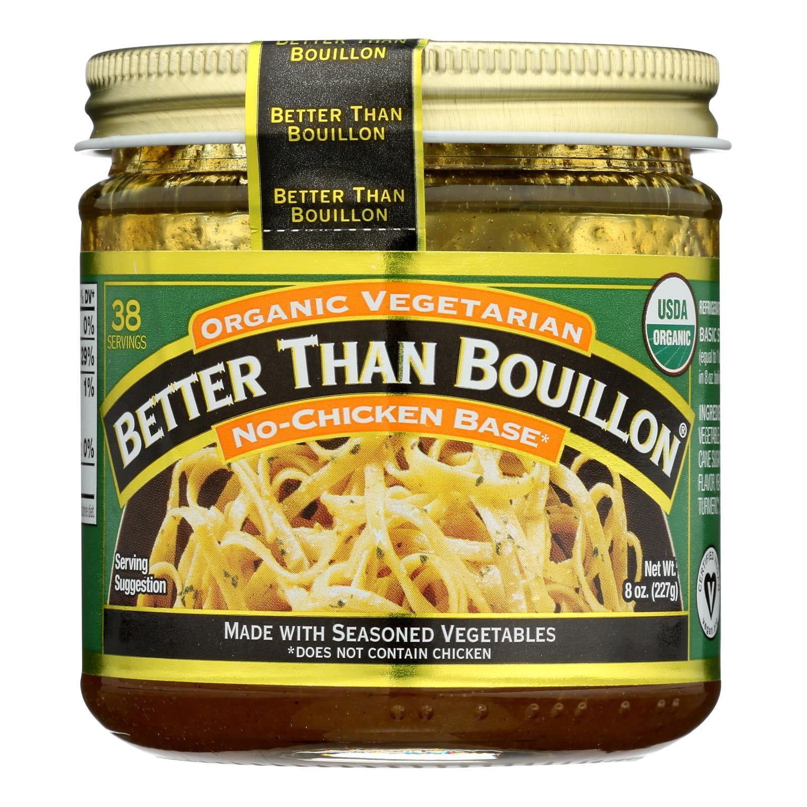 Better Than Bouillon Organic Vegetarian NoChicken Base, 8 oz