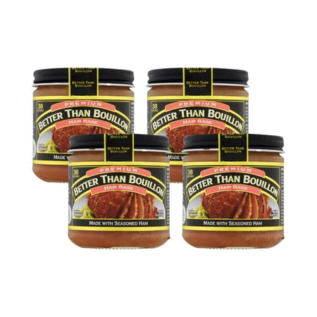 Better Than Bouillon Premium Ham Base, Made with Seasoned Ham 8oz (4 Pack)