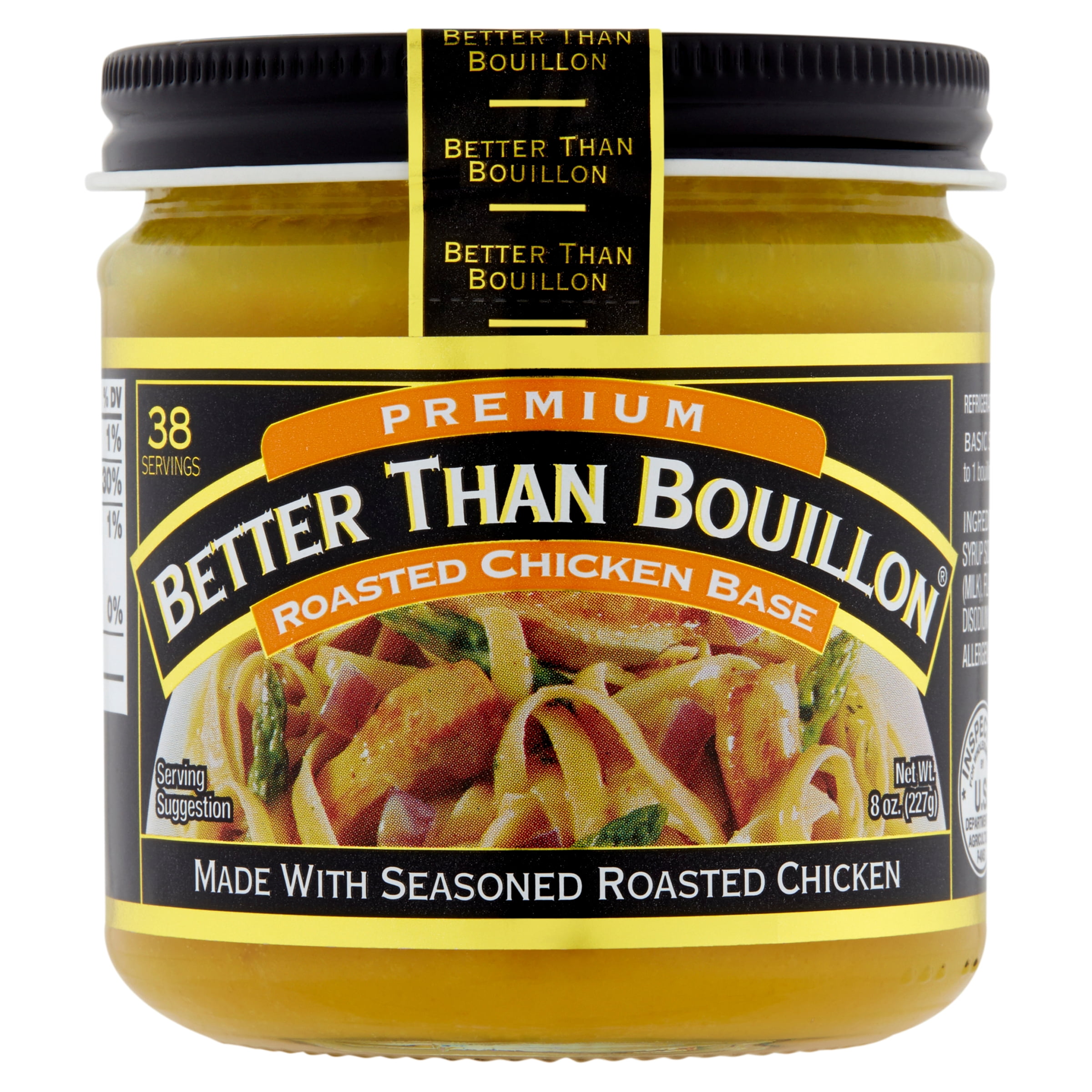 Better Than Bouillon Premium Roasted Chicken Base 8 Oz Jar Rich Better Than Bouillon Premium Roasted Chicken Base 8 Oz Jar Rich