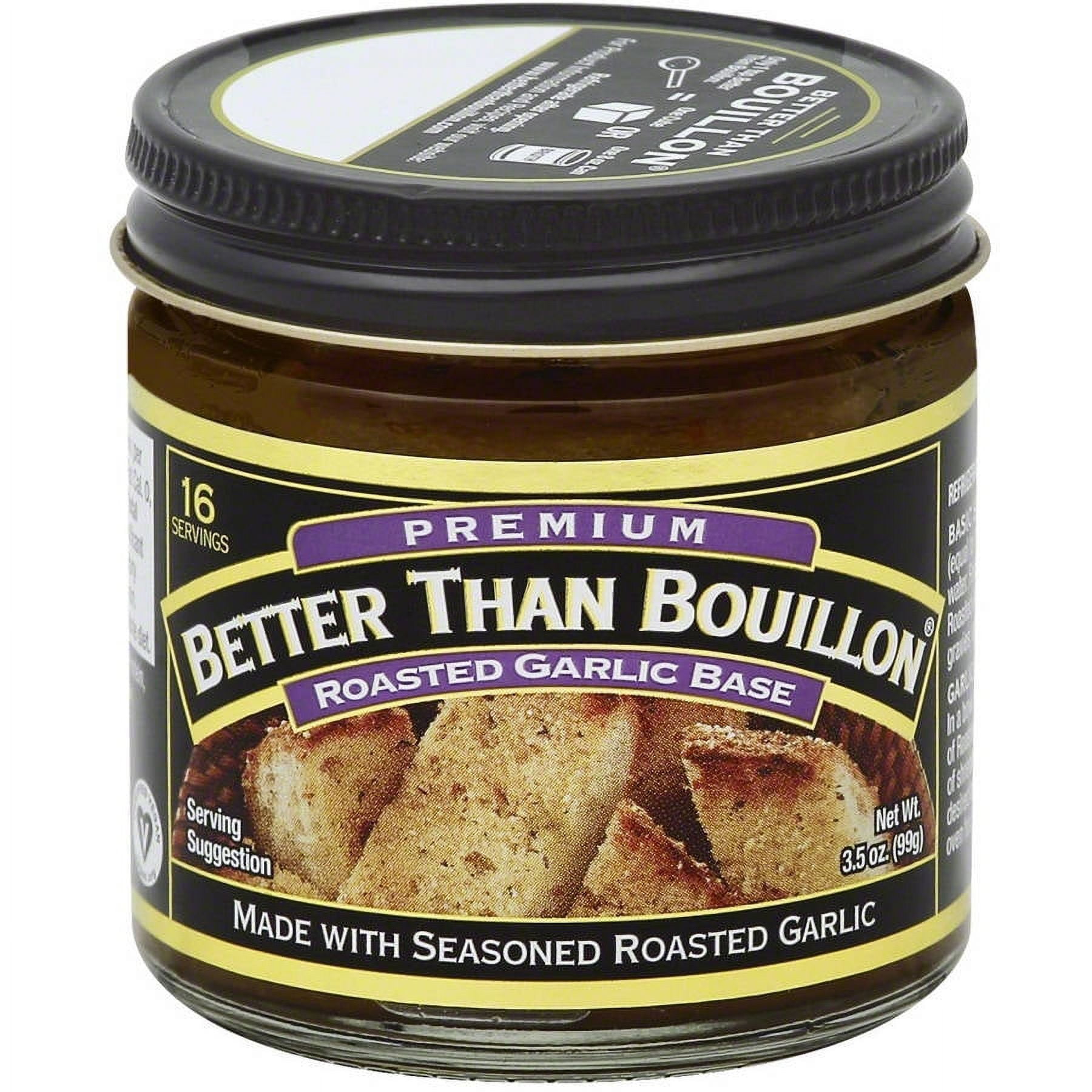 Better Than Bouillon Premium Roasted Garlic Base, 3.5 oz, (Pack of 8) 