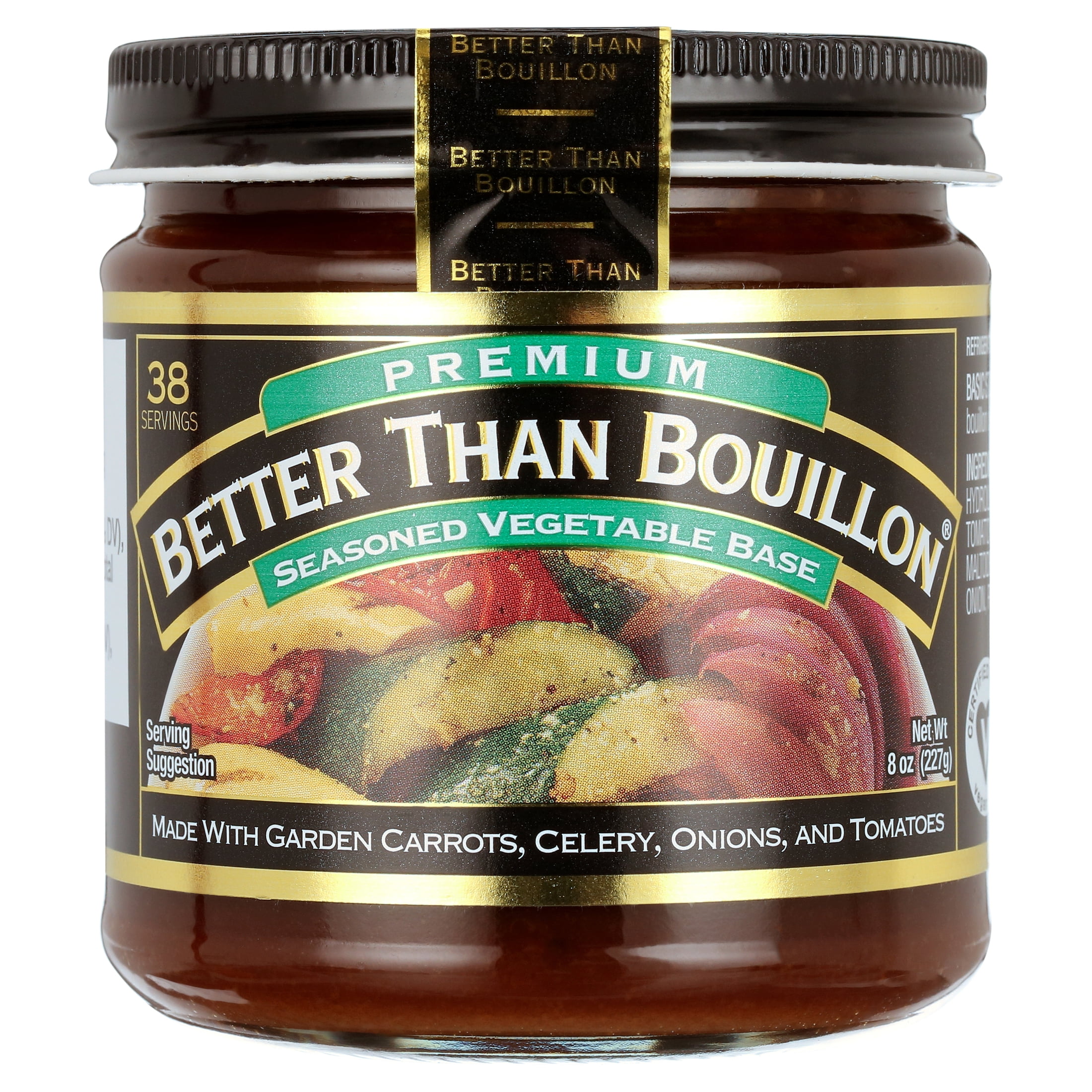 Better Than Bouillon Premium Seasoned Vegetable Base, 8 oz Jar