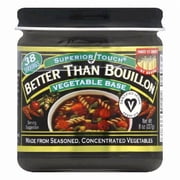 Better Than Bouillon Premium Seasoned Vegetable Base, Shelf-Stable, 8 oz Jar