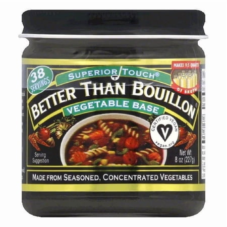 Better Than Bouillon Premium Seasoned Vegetable Base, Shelf-Stable, 8 oz Jar