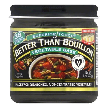 Better Than Bouillon Premium Seasoned Vegetable Base, Shelf-Stable, 8 oz Jar