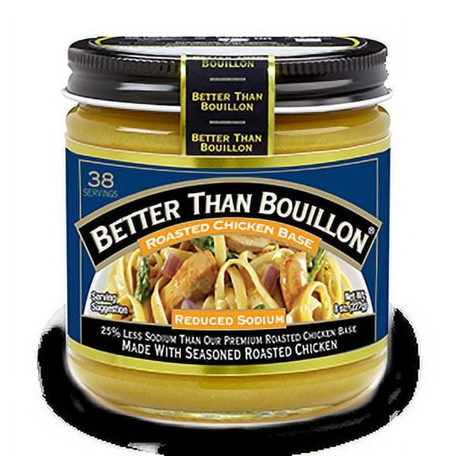 Better Than Bouillon Reduced Sodium Roasted Chicken Base, 2-Pack 8 oz