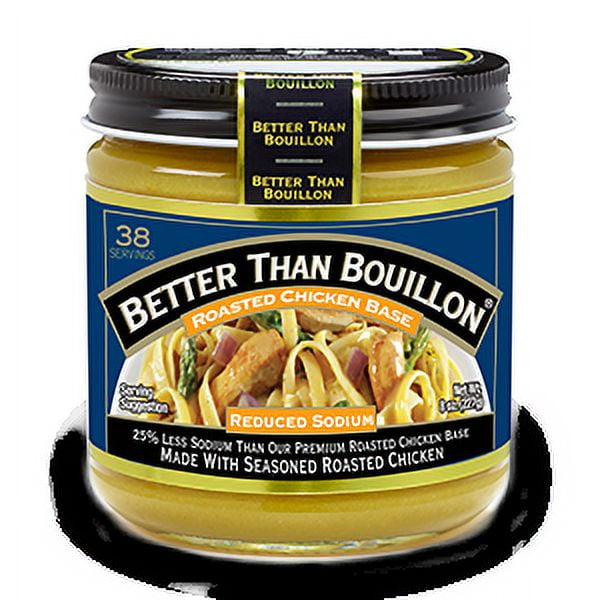 Better Than Bouillon Reduced Sodium Roasted Chicken Base, 6Pack Case 8