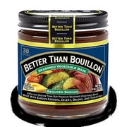 Better Than Bouillon Reduced Sodium Seasoned Vegetable Base, 2-Pack 8 oz. Jars