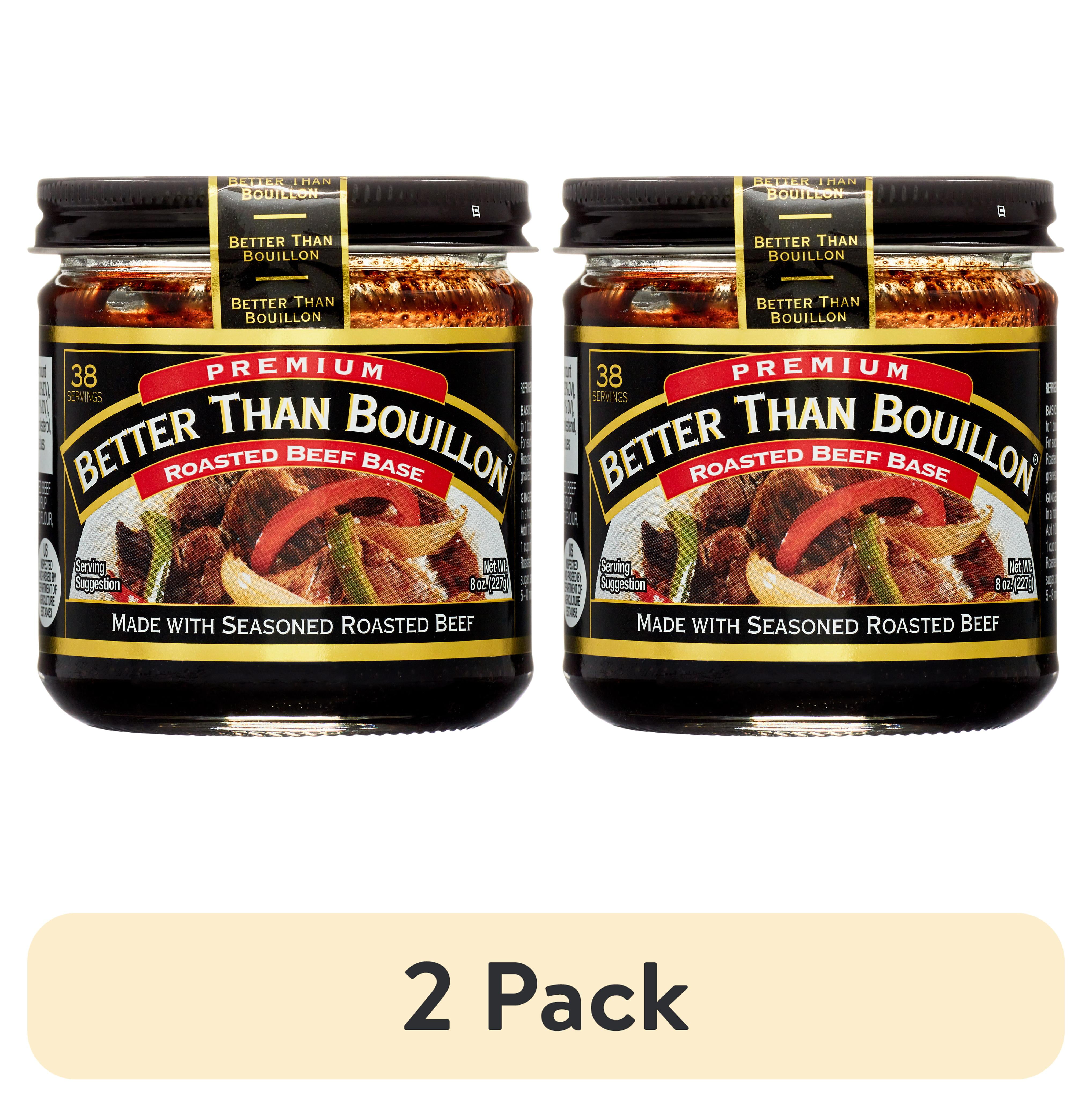 (2 pack) Better Than Bouillon Roasted Beef Base, 8 oz
