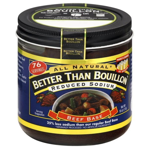 Better Than Bouillon Roasted Beef Base Reduced Sodium, 16 oz.