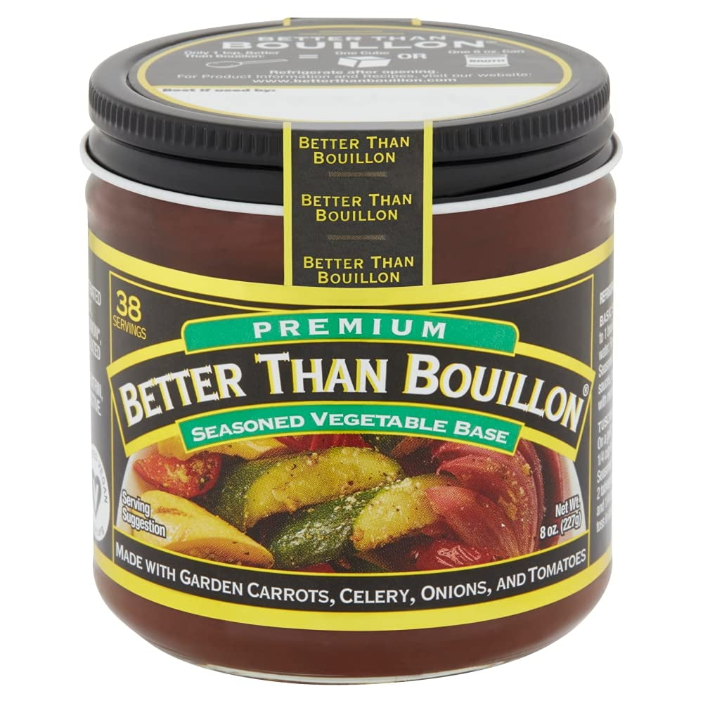 Better Than Bouillon Seasoned Vegetable Base 8 oz Pack of 3