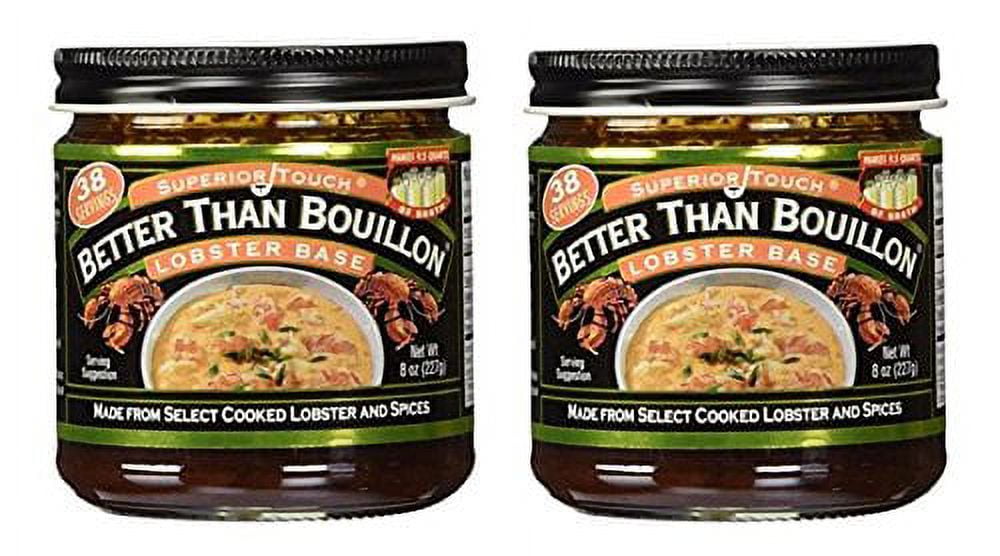 Better Than Bouillon Superior Touch Lobster Base 8 oz Jars Pack of 2