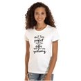 thumbnail image 1 of Better Than Yesterday Inspirational Womens Slim Fit Graphic Tee Brisco Brands S, 1 of 5