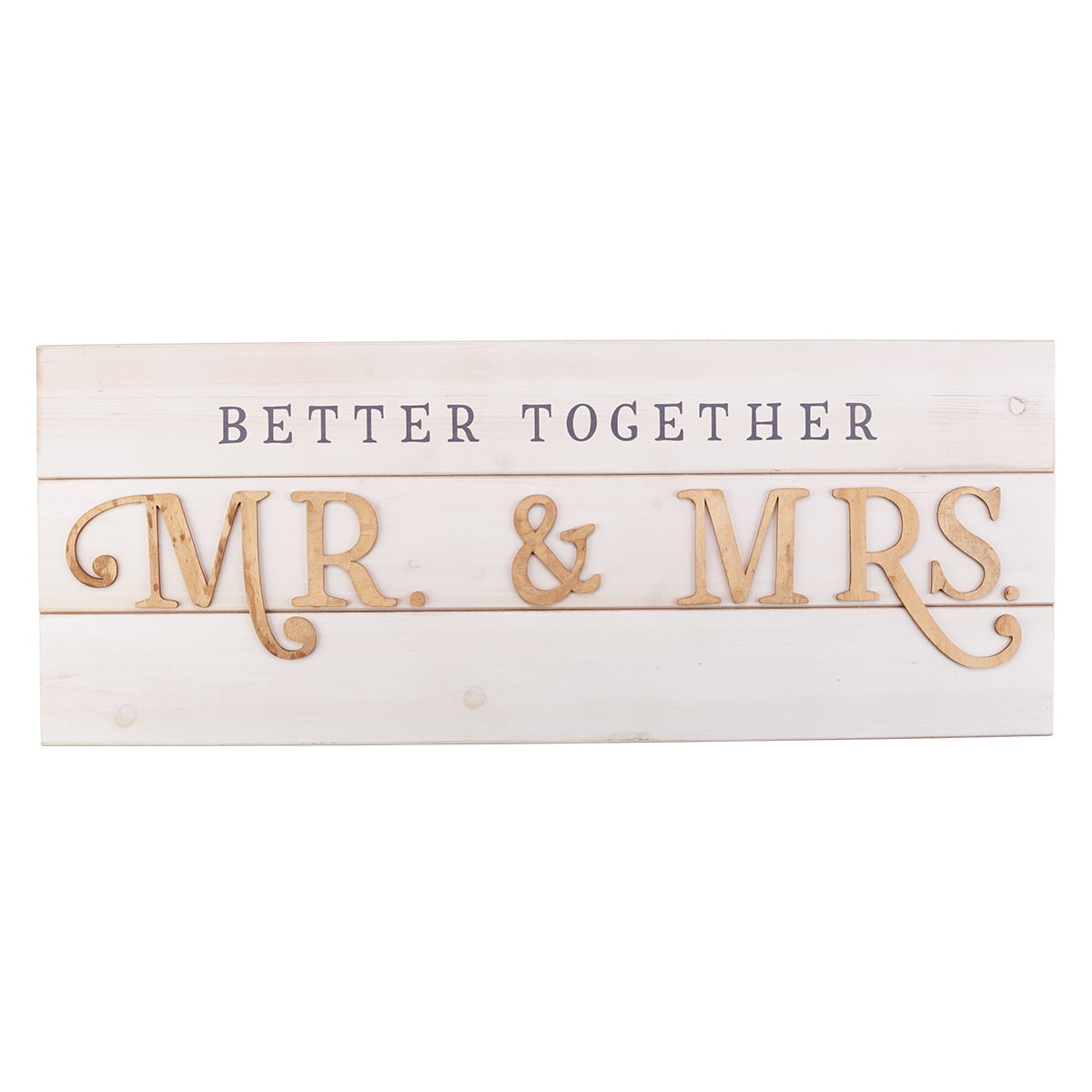 Better Together Mr. and Mrs. Wall Art, Better Together Collection