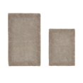 thumbnail image 1 of Better Trends Edge 100% Cotton 2 Piece Set (17" x 24" | 21" x 34") Bath Mat Rug - Sand, 1 of 4