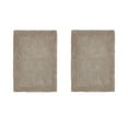 thumbnail image 1 of Better Trends Edge 100% Cotton 2 Piece Set (17" x 24" | 17" x 24") Bath Mat Rug - Sand, 1 of 4
