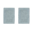 thumbnail image 1 of Better Trends Edge 100% Cotton 2 Piece Set (17" x 24" | 17" x 24") Bath Mat Rug - Blue, 1 of 4